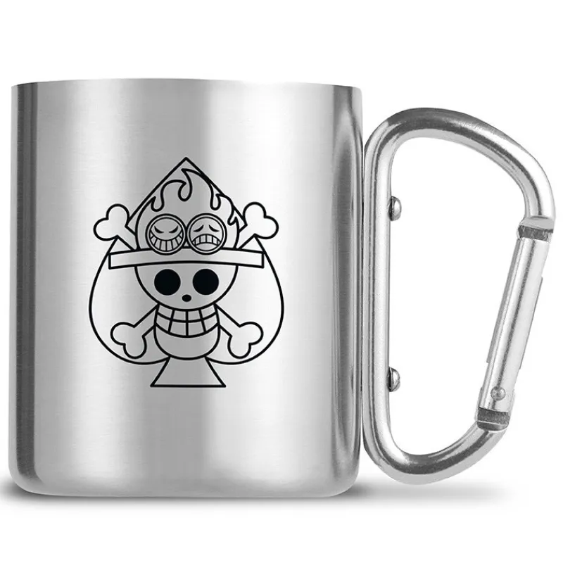 New Taza Mosquetón Ace & Skull One Piece Hogar One Piece