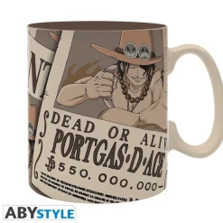 Taza One Piece 460ml Wanted Ace Hogar One Piece