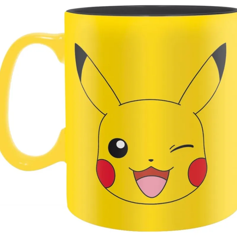 Outlet Taza Pikachu Face 460 ml – Licencia Oficial Pokémon Pikachu|Pokemon Hogar