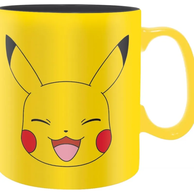 Outlet Taza Pikachu Face 460 ml – Licencia Oficial Pokémon Pikachu|Pokemon Hogar