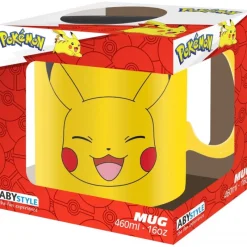 Outlet Taza Pikachu Face 460 ml – Licencia Oficial Pokémon Pikachu|Pokemon Hogar