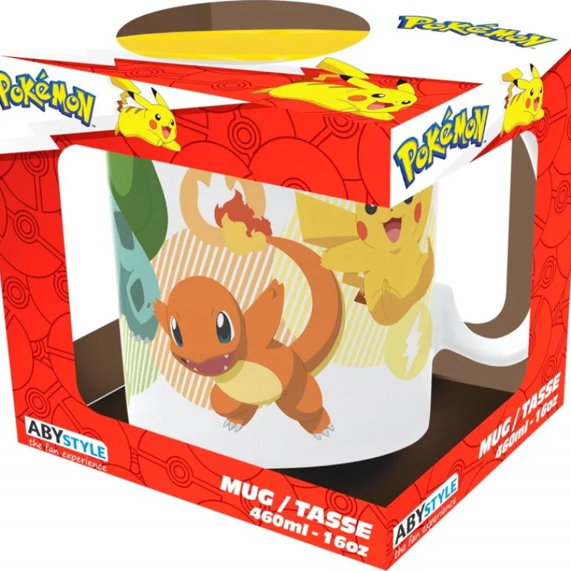 Online Taza Pokémon 460 ml Pikachu y Starters Pikachu|Pokemon Hogar