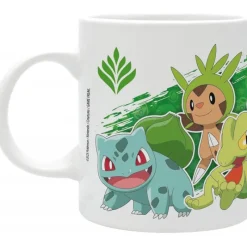 Abystyle Pokemon Hogar|Regalos Y Coleccionismo Para Gamers - Cosas De Videojuegos Míticos^Taza Pokémon 320ml Compañeros Tipo Hierba