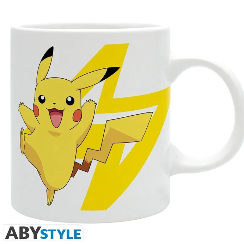 Abystyle Pikachu|Pokemon Hogar^Taza Pokémon 320ml con Logo & Pikachu