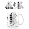 Outlet Taza Star Wars The Mandalorian Line Art Huchas, Lámparas Y Tazas Kids |The Mandalorian