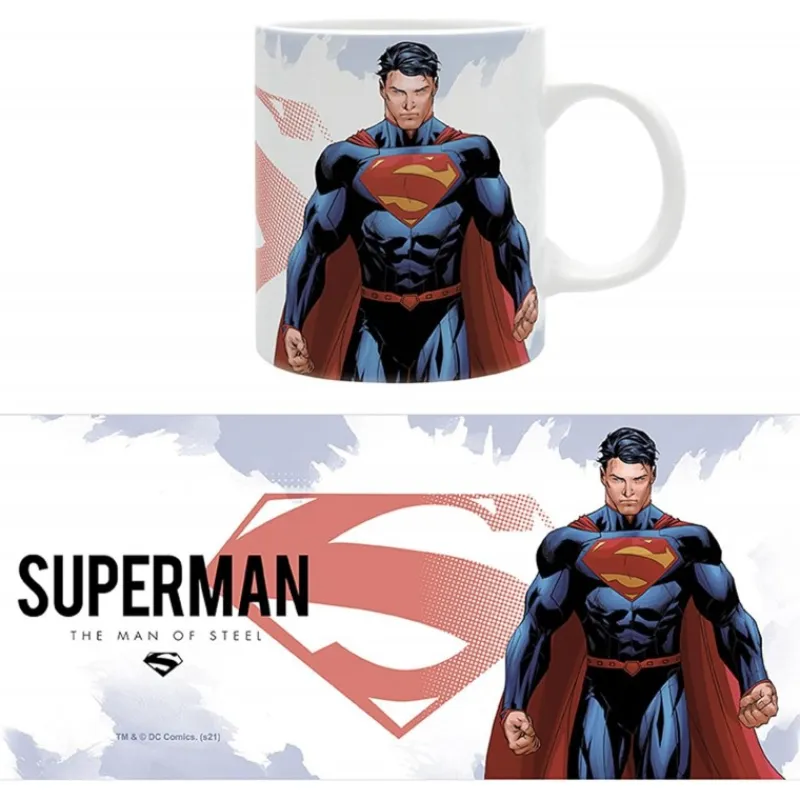 Clearance Taza Superman Man of Steel 320ml de DC Comics Regalos De Superhéroes Dc|Superhéroes Marvel