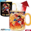 Abystyle Cosas De Luffy One Piece|Hogar One Piece^Taza termica Luffy & Sabo One Piece