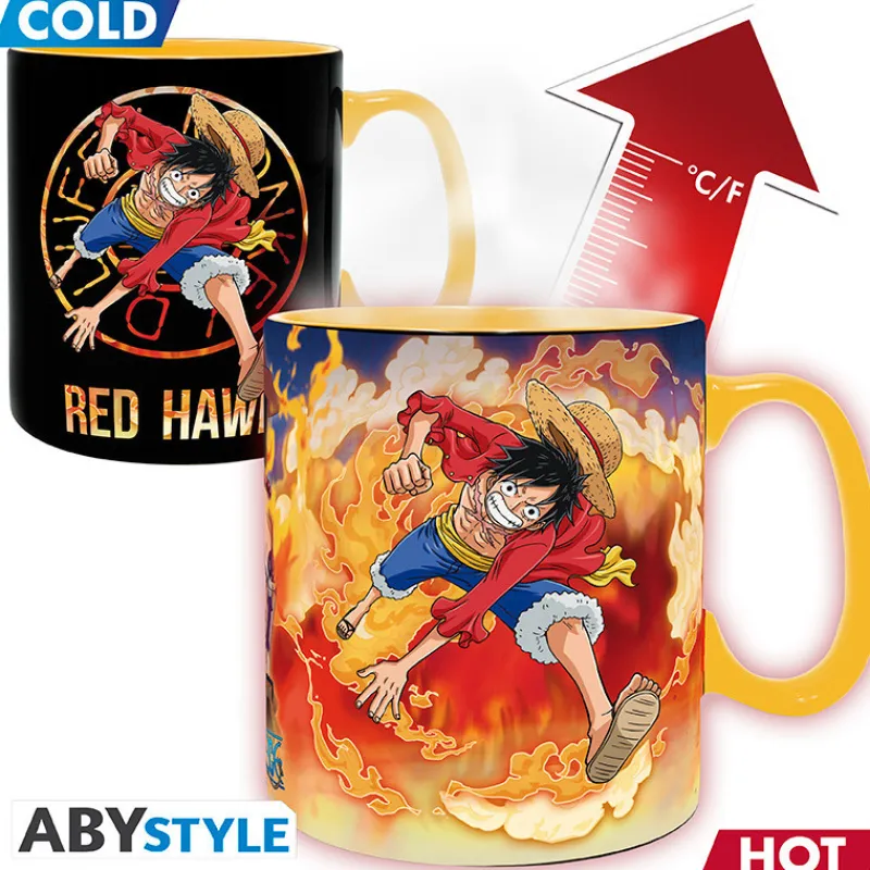 Abystyle Cosas De Luffy One Piece|Hogar One Piece^Taza termica Luffy & Sabo One Piece