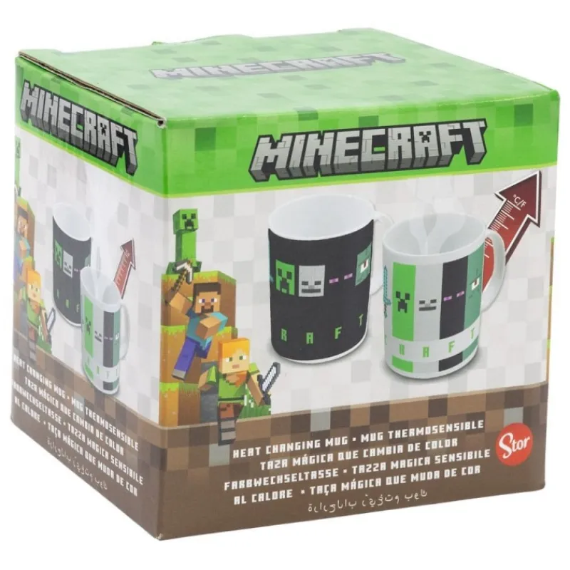 Stor Minecraft^Taza térmica Minecraft 325 ml con diseño cambiante