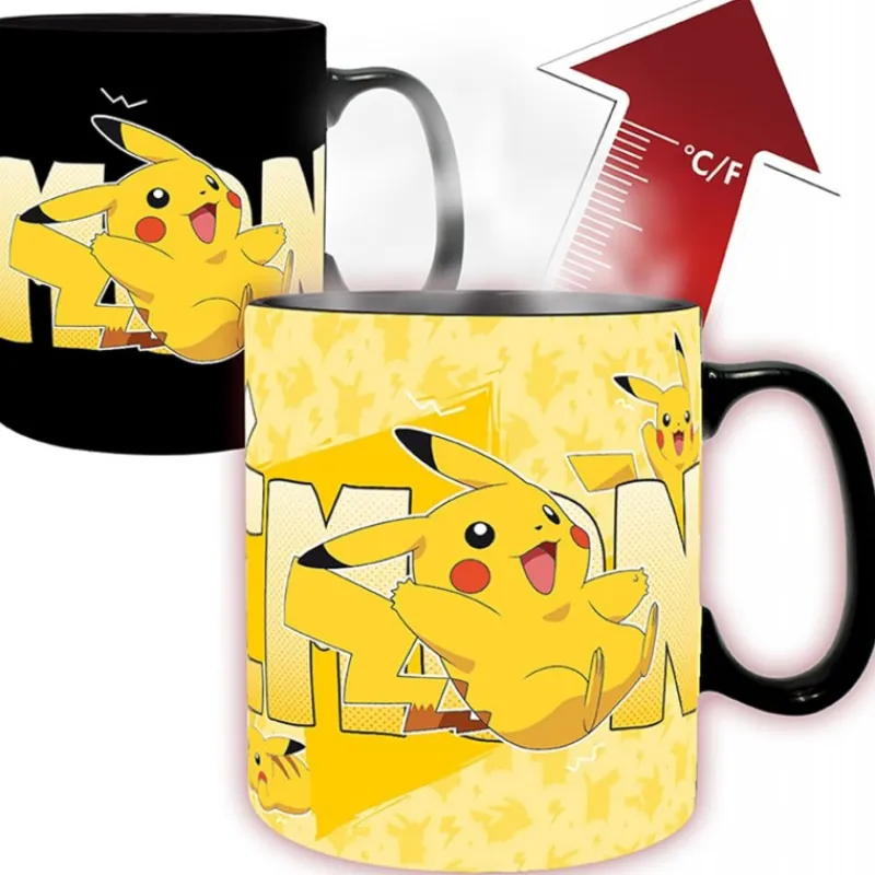 Abystyle Pikachu|Pokemon Hogar^Taza Térmica Pikachu 460 ml - Pokémon