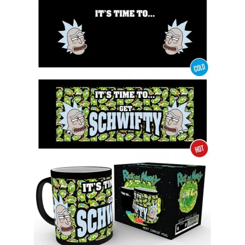 New Taza Térmica Rick y Morty Get Schwifty Rick And Morty