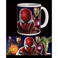 Semic Superhéroes Marvel|Tazas Marvel^Taza Vengadores Infinity War Spider-Man