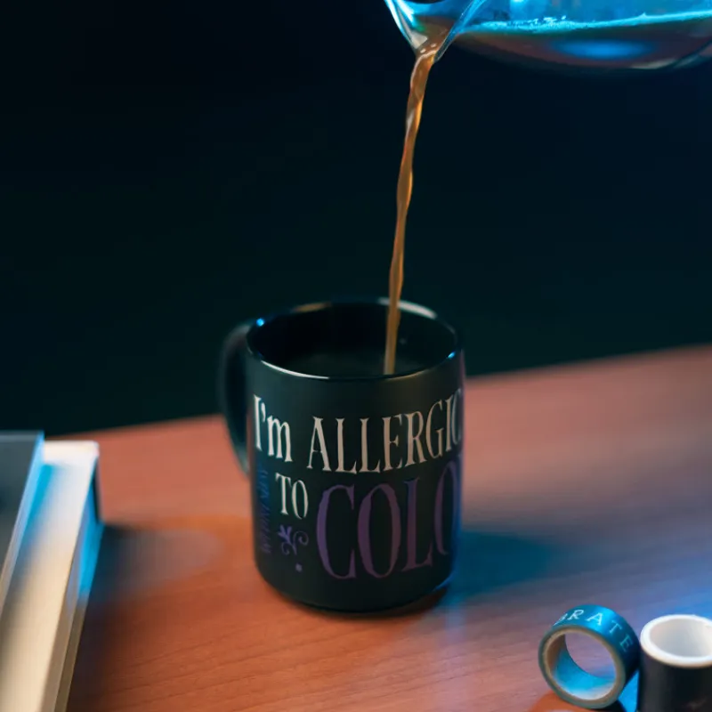 Hot Taza Wednesday I´M Allergic To Color Miércoles Addams