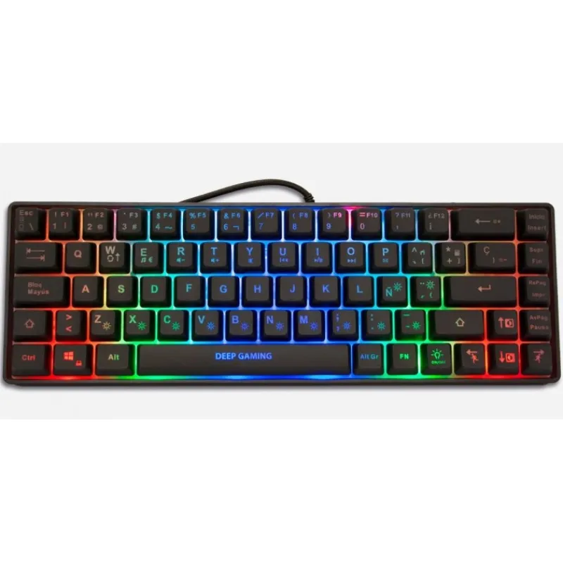 Coolbox Gaming De Colores|Teclados Y Ratones Gaming^Teclado Gaming Mini TM065 RGB 65%