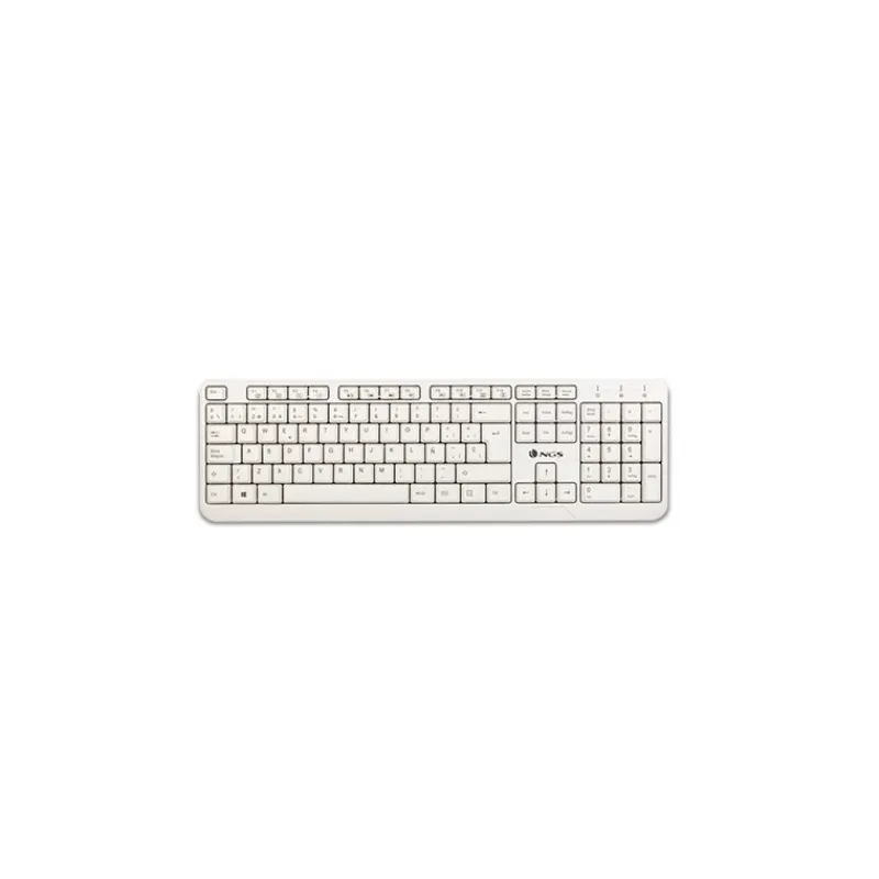 TECLADO NGS WIRED SPIKE BLANCO Descuentos Gaming|Teclados Y Ratones Gaming