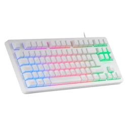 Teclado TKL H-Mech FRGB MK023 Blanco Descuentos Gaming|Gaming De Colores