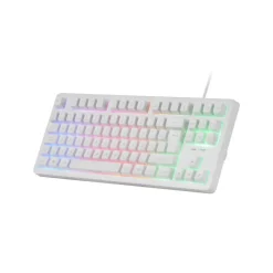 Teclado TKL H-Mech FRGB MK023 Blanco Descuentos Gaming|Gaming De Colores