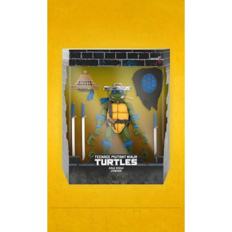 Super7 Las Tortugas Ninja^Teenage Mutant Ninja Turtles Figura Ultimates Ninja Nomad Leonardo 18 cm