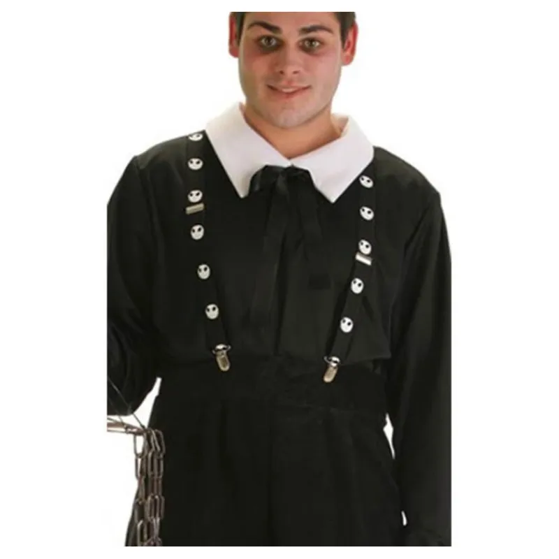 Disfrazzes Prendas Accesorias Para Disfraces|Accesorios Halloween Y Terror ^Tirantes Negros con Calaveras