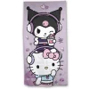 Niños New Import Ropa Y Téxtil: Cosas Que Ponerse Para Niños ^Toalla de microfibra Hello Kitty y Kuromi 70x140cm