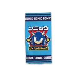 New Import Regalos Y Coleccionismo Para Gamers - Cosas De Videojuegos Míticos^Toalla de Microfibra Sonic Japón 70x140cm