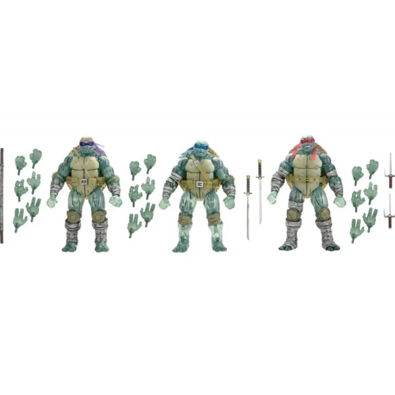 Neca Las Tortugas Ninja^Tortugas Ninja Pack de 3 Figuras Ghost Brothers 18 cm