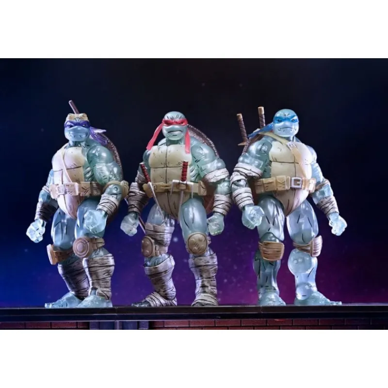Neca Las Tortugas Ninja^Tortugas Ninja Pack de 3 Figuras Ghost Brothers 18 cm