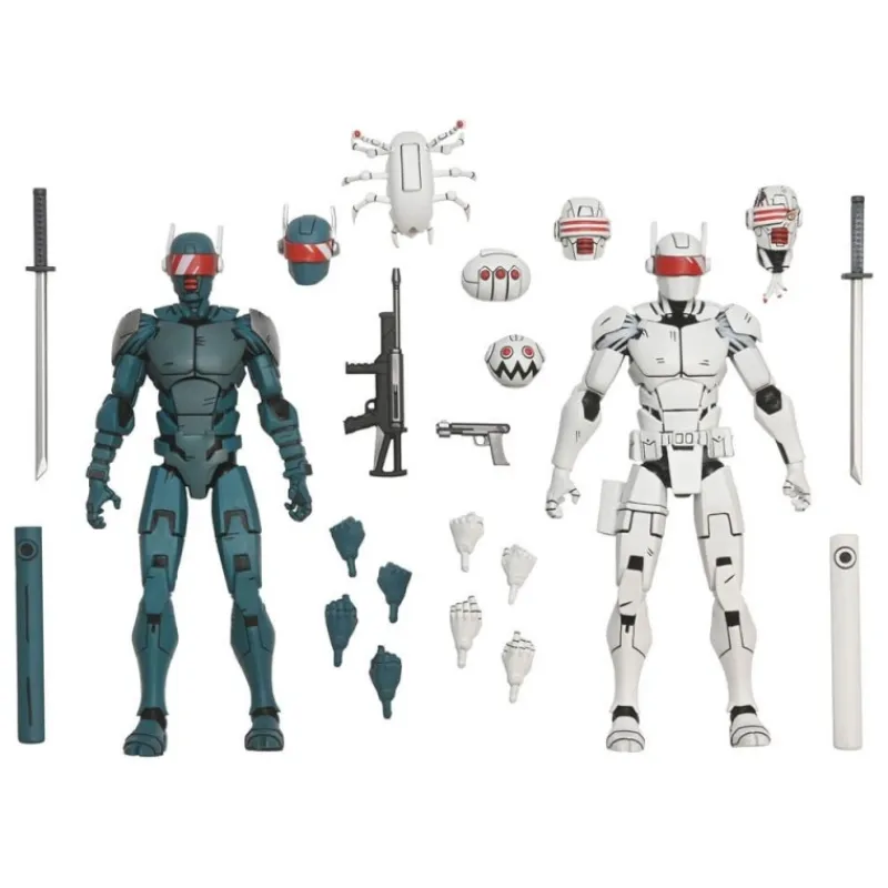 Neca Las Tortugas Ninja^Tortugas Ninja (The Last Ronin) Pack de 2 Figuras Synja Robots 18 cm