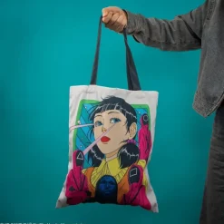 Cinereplicas El Juego Del Calamar^Tote Bag de Squid Game con Diseño Exclusivo y Colores Vibrantes