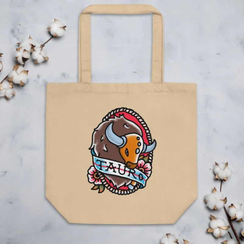 Best Tote Pokemon zodiaco Tauro algodón eco Complementos Pokemon|Regalos Y Coleccionismo Para Gamers - Cosas De Videojuegos Míticos