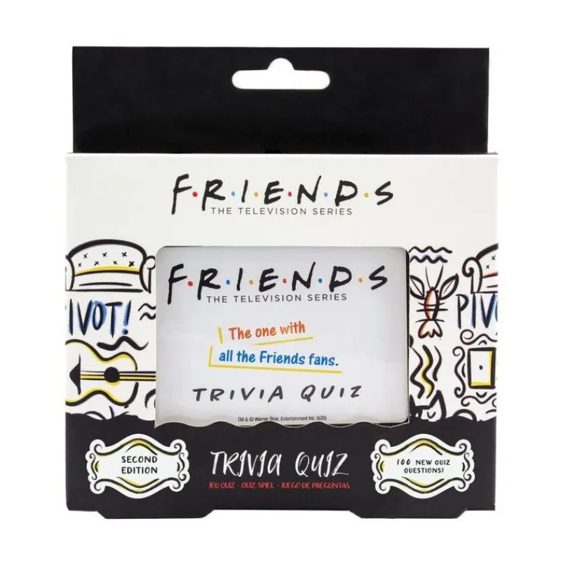 Otros Fabricantes Friends^Trivial Friends Juego de Cartas FRANCES 2da Edición