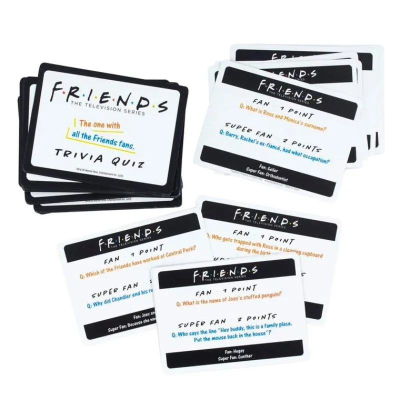 Otros Fabricantes Friends^Trivial Friends Juego de Cartas FRANCES 2da Edición