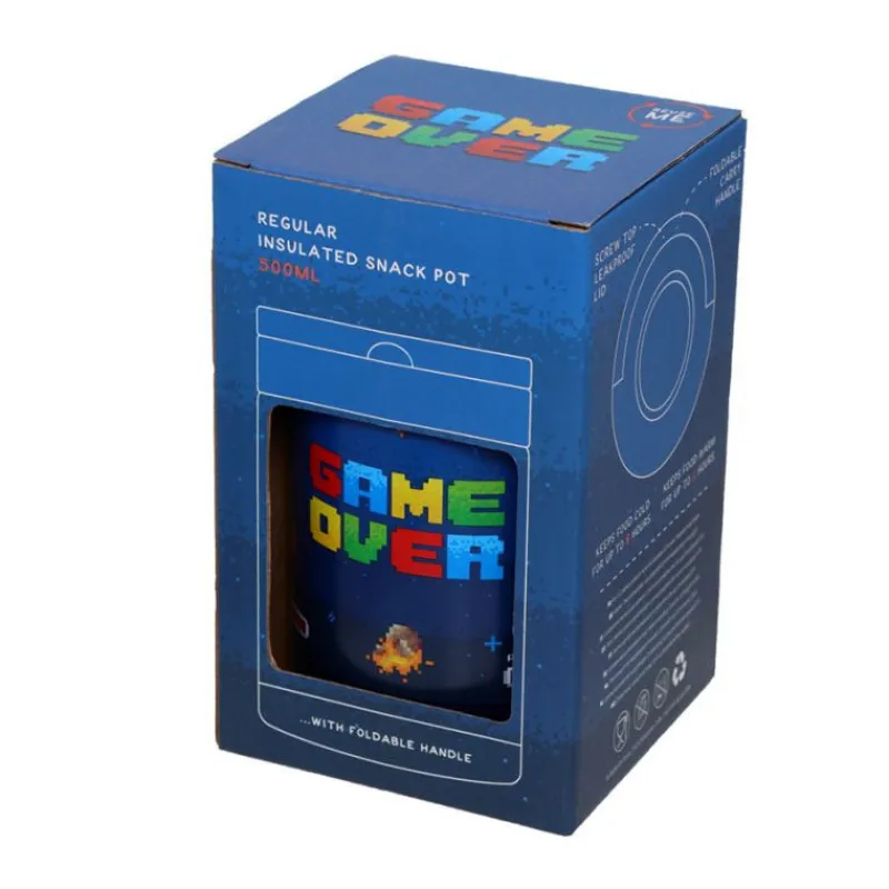 Online Tupper Termo Game Over Retrogaming Regalos Y Coleccionismo Para Gamers - Cosas De Videojuegos Míticos