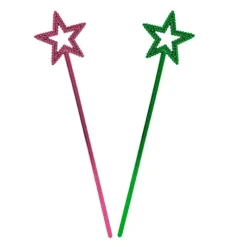 Disfrazzes Varitas Mágicas Para Disfraces^Varita con forma de estrella en colores surtidos de 34x7cm
