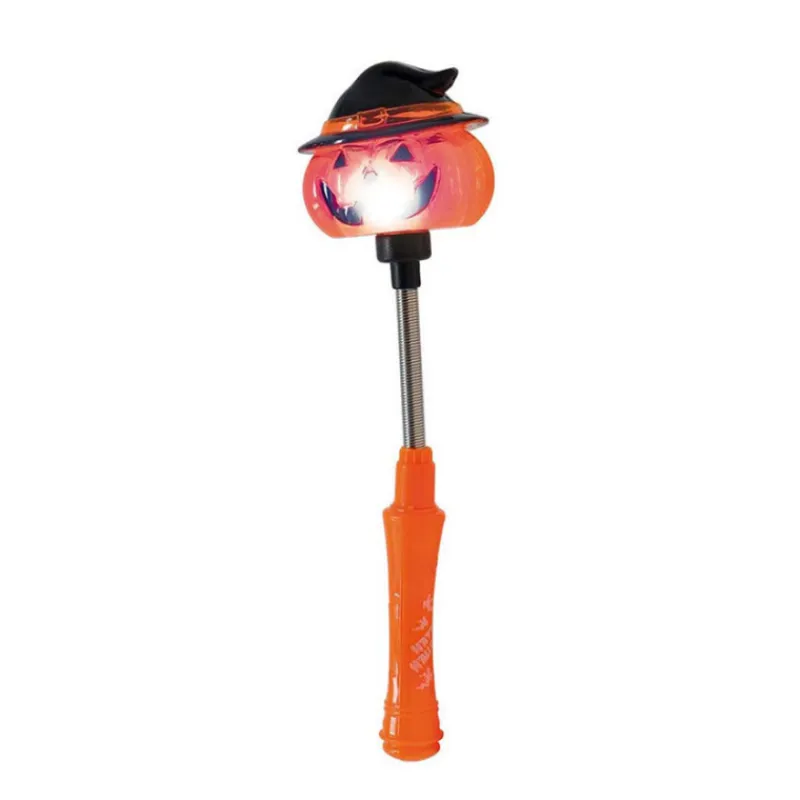Disfrazzes Varitas Mágicas Para Disfraces|Accesorios Halloween Y Terror ^Varita de Calabaza con Luz de 24 cm