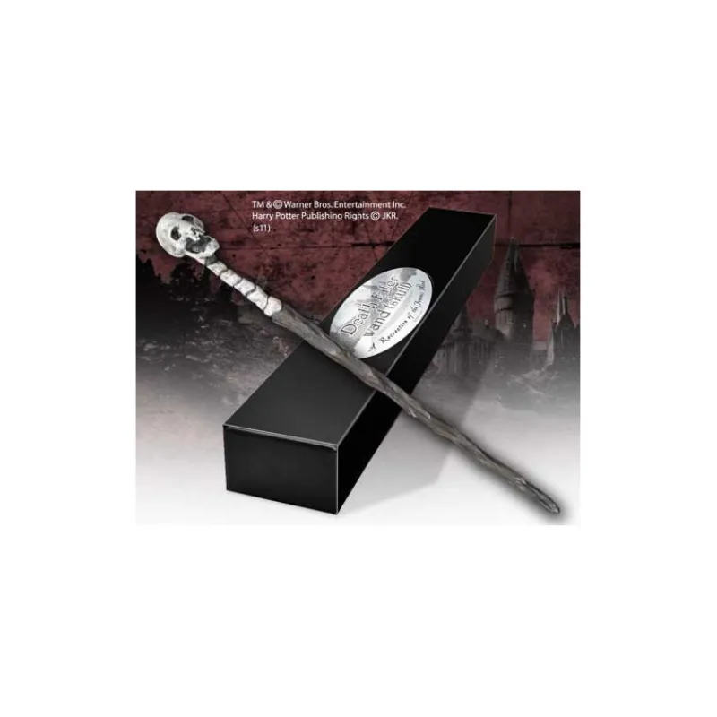 The Noble Collection Varitas Harry Potter^Varita de colección Mortífago con calavera ed. carácter