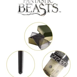 The Noble Collection Varitas Harry Potter^Varita mágica Spielman - Colección Animales Fantásticos