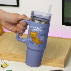Clearance Vaso Aislante Minecraft Purple de 900ml con Pajita Minecraft|Regalos Y Coleccionismo Para Gamers - Cosas De Videojuegos Míticos