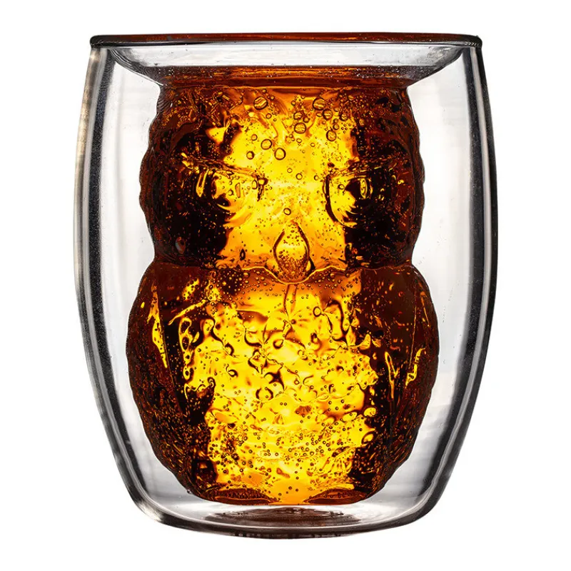 New Vaso 3D De Doble Pared Hedwig Harry Potter Hogar