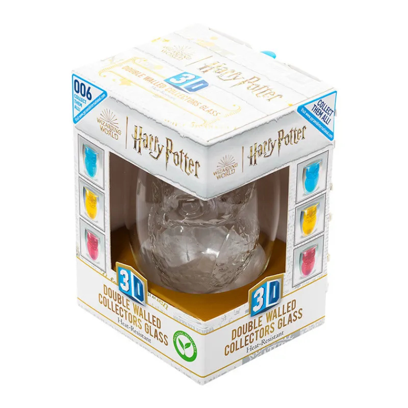 New Vaso 3D De Doble Pared Hedwig Harry Potter Hogar