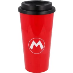 Online Vaso de Viaje Super Mario Logo Regalos Y Coleccionismo Para Gamers - Cosas De Videojuegos Míticos|Más Regalos De Super Mario
