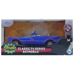New Vehículo 1/32 1966 Classic Batmobile Regalos De Superhéroes Dc