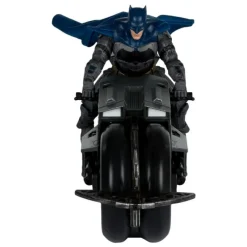 McFarlane Toys Regalos De Superhéroes Dc|Figuras Dc^Vehículo Batcycle con Batman de DC Multiverse -
