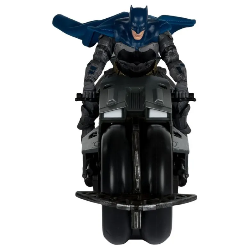 McFarlane Toys Regalos De Superhéroes Dc|Figuras Dc^Vehículo Batcycle con Batman de DC Multiverse -