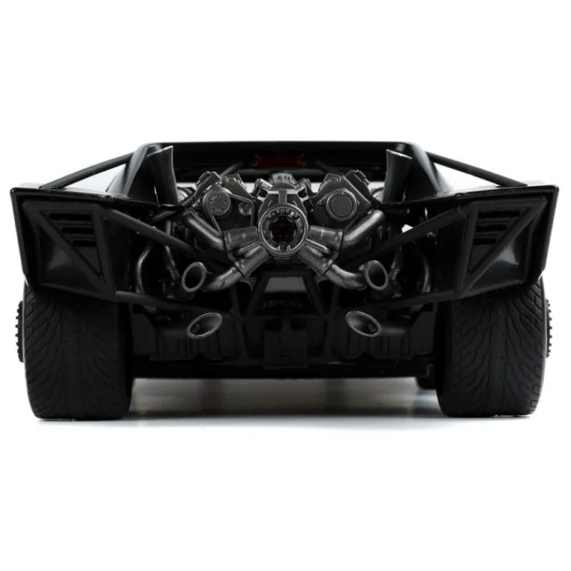 Jada Toys Regalos De Superhéroes Dc|Figuras Dc^Vehículo Batmobile 1/18 Batman con Figura 7 cm
