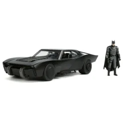 Jada Toys Regalos De Superhéroes Dc|Figuras Dc^Vehículo Batmobile 1/18 Batman con Figura 7 cm