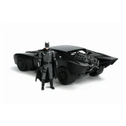 Jada Toys Regalos De Superhéroes Dc|Figuras Dc^Vehículo Batmobile 1/18 Batman con Figura 7 cm