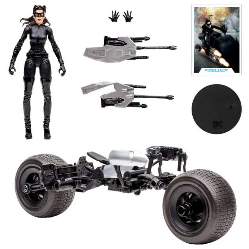 McFarlane Toys Figuras Dc^Vehículo Batpod With Catwoman (The Dark Knight Rises) Dc Multiverse