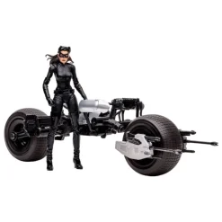 McFarlane Toys Figuras Dc^Vehículo Batpod With Catwoman (The Dark Knight Rises) Dc Multiverse