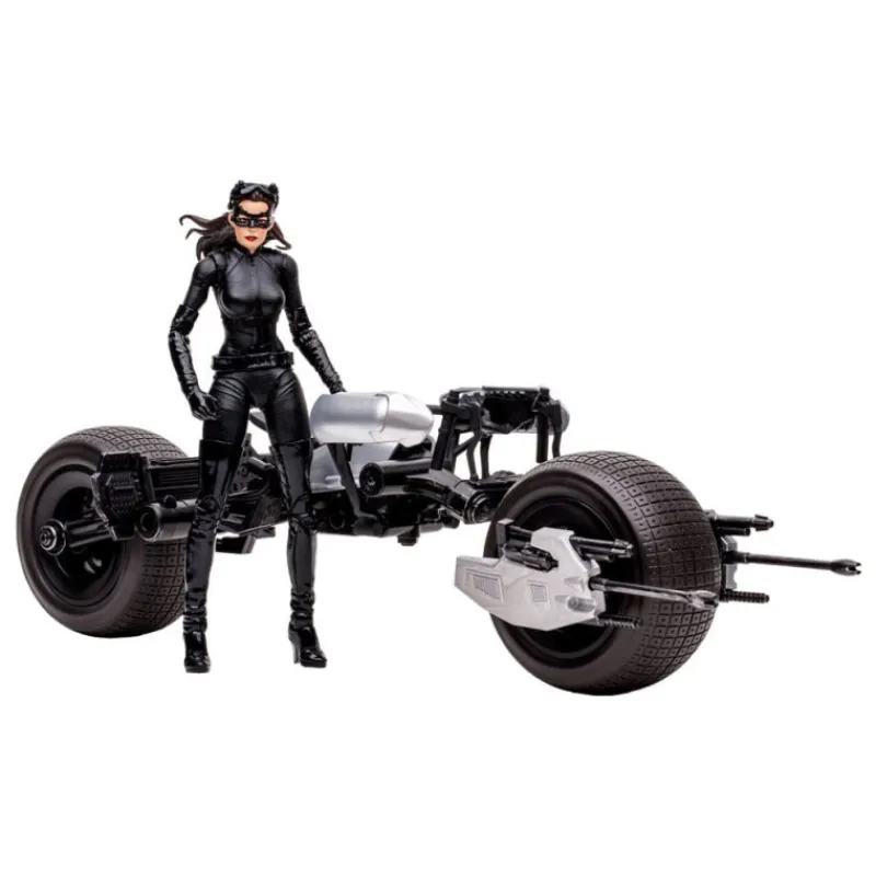 McFarlane Toys Figuras Dc^Vehículo Batpod With Catwoman (The Dark Knight Rises) Dc Multiverse
